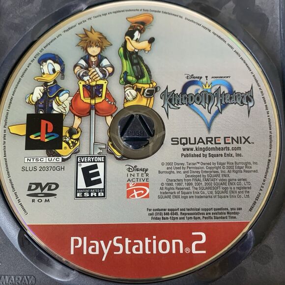 Kingdom Hearts (Sony PlayStation 2, 2002) PS2 No Manual Tested And Working - Picture 5 of 7